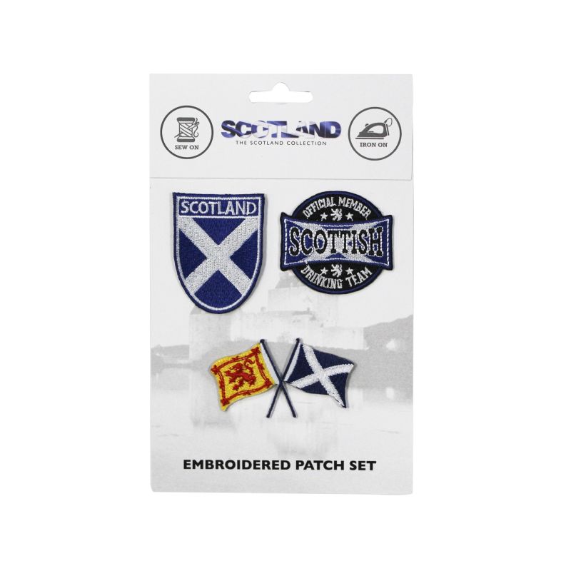 Scottish Saltire Patch 3 Pack