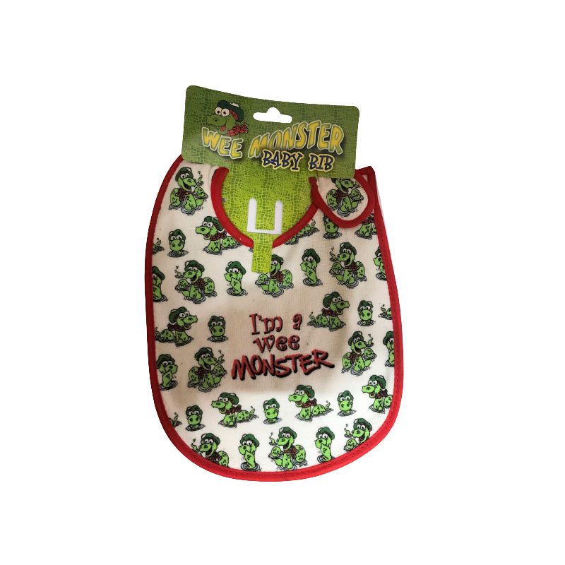 Wee Monster Nessie Baby Bib