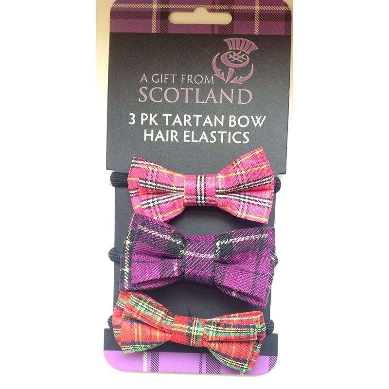 Tartan Bow hair Elastics Tartan Bow hair Elastics