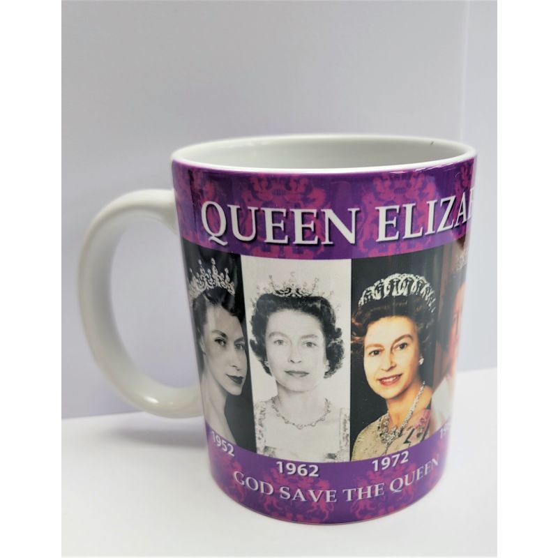 Queen Elizabeth II Through The Years Mug