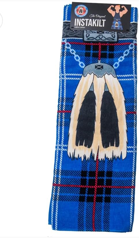 Blue Kilt Towel 30" x 60" - 100% cotton