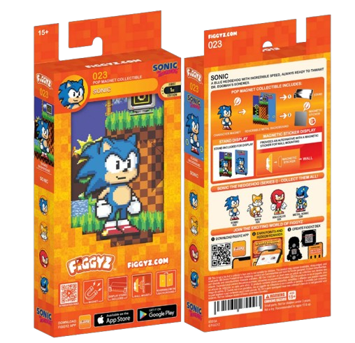FiGGYZ Sonic the Hedgehog Sonic 11cm Collectible Pop Magnet