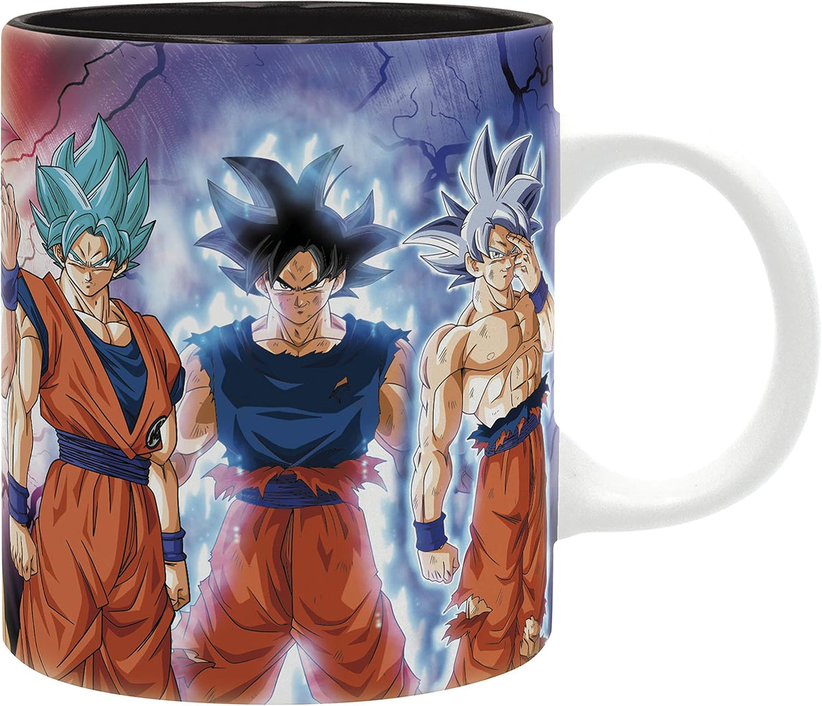 Dragon Ball Goku Transformations Mug