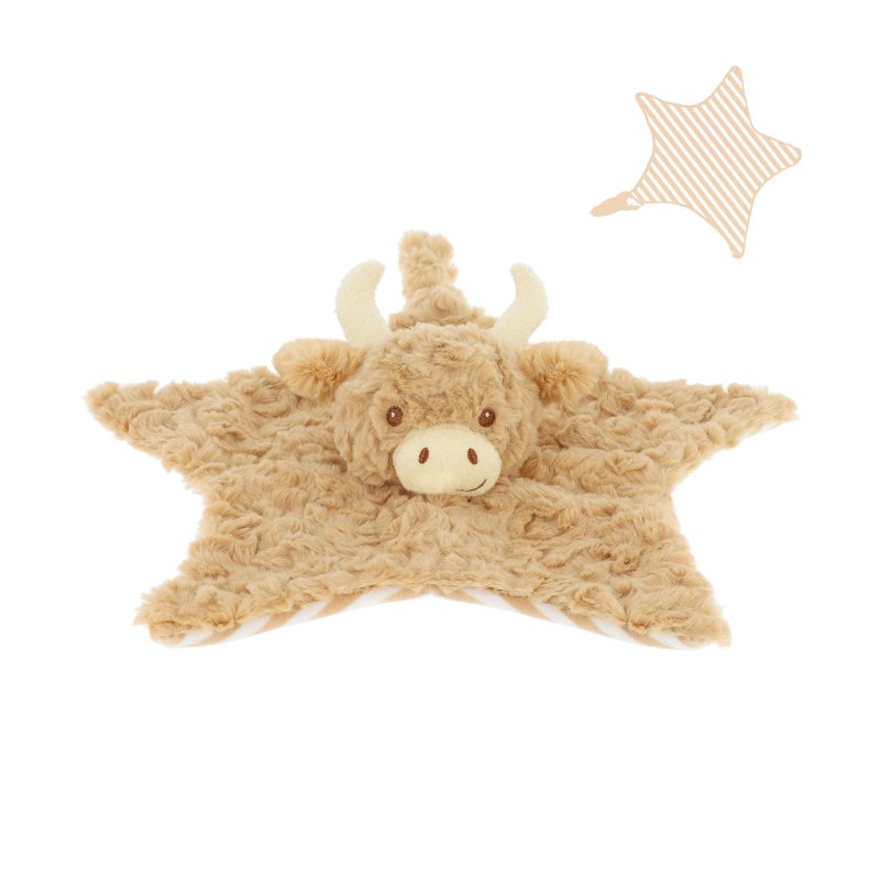 32cm Keeleco Baby Hamish Highland Cow Blanket