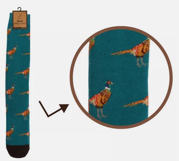 Funky Welly Socks - Pheasant