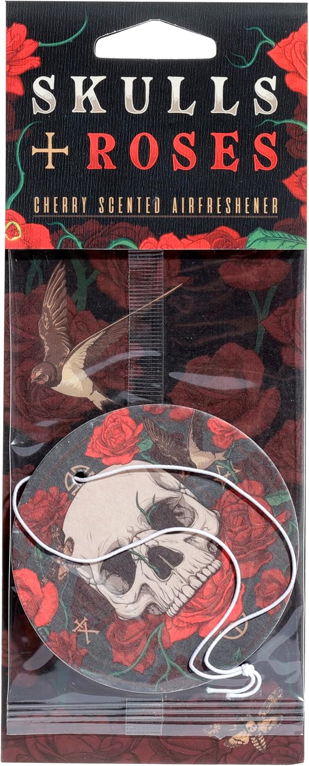 Cherry Skulls and Roses Air Freshener