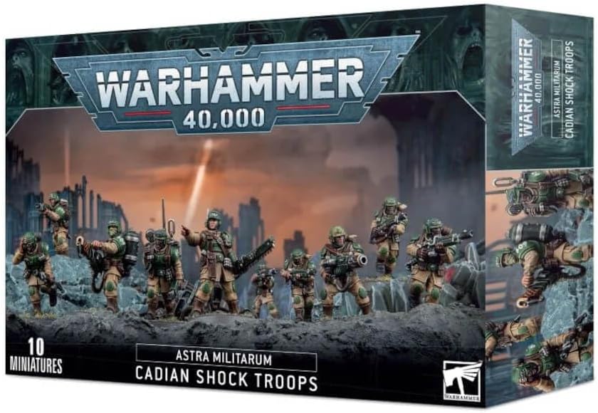 Games Workshop - Warhammer 40,000 - Astra Militarum: Cadian Shock Troops (2023 Edition)