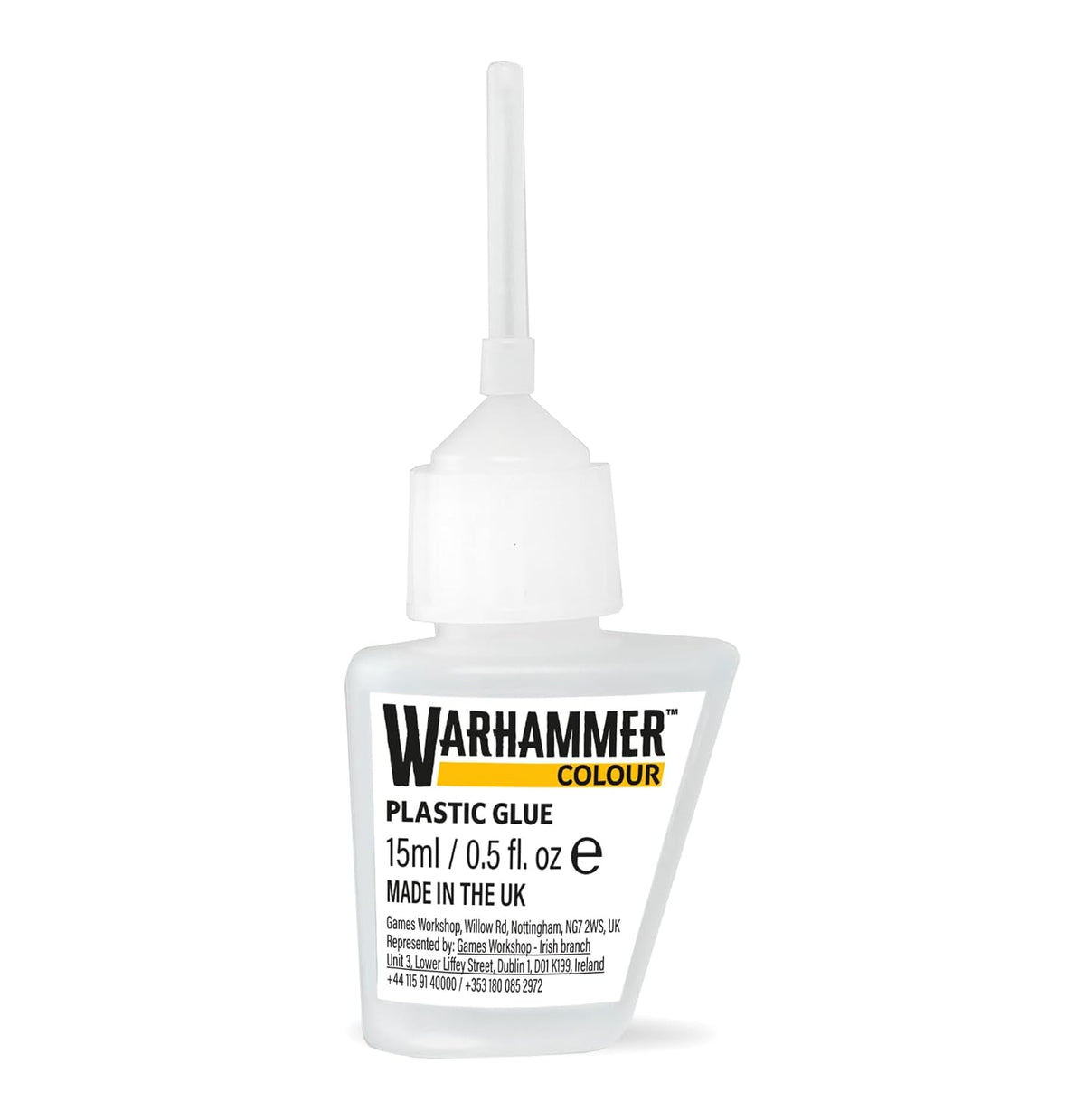 Plastic Glue, 15ml, Precision Applicator Tip, for Miniature Model Assembly
