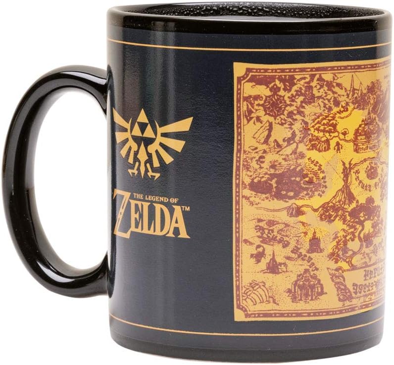 The Legend of Zelda Heat Change Mug (Map Silhouette Design)