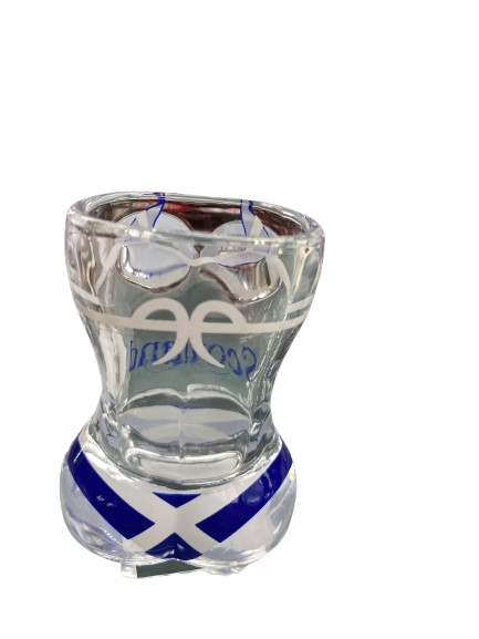 Scotland St Andrews Saltire Flag Bikini Glass Shot glass