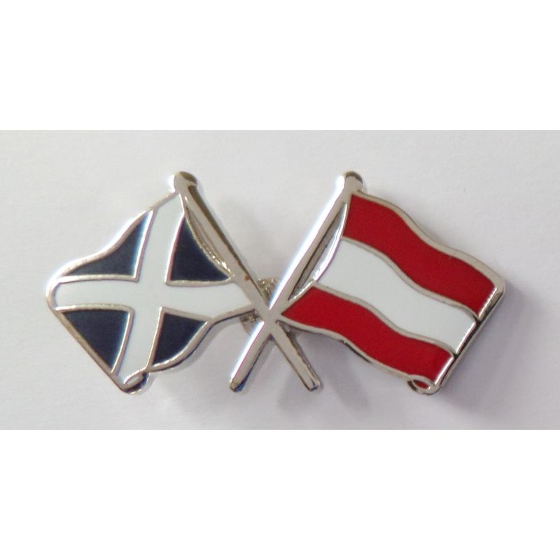 Scotland & Austria Friendship Pin Badge