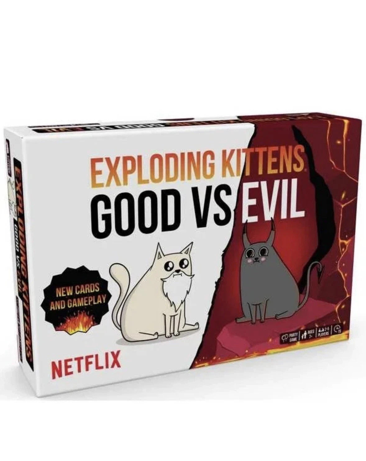 Exploding Kittens Party Card Game Good vs Evil Edition
