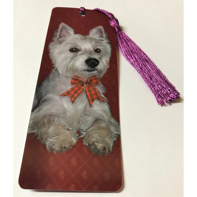 Scottish Westie Lenticular Bookmark Ruler