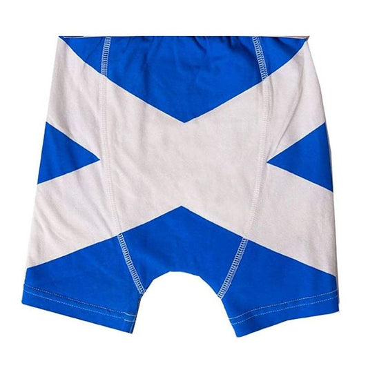 Saltire Boxer Shorts Scottish Gift (Size X Large)