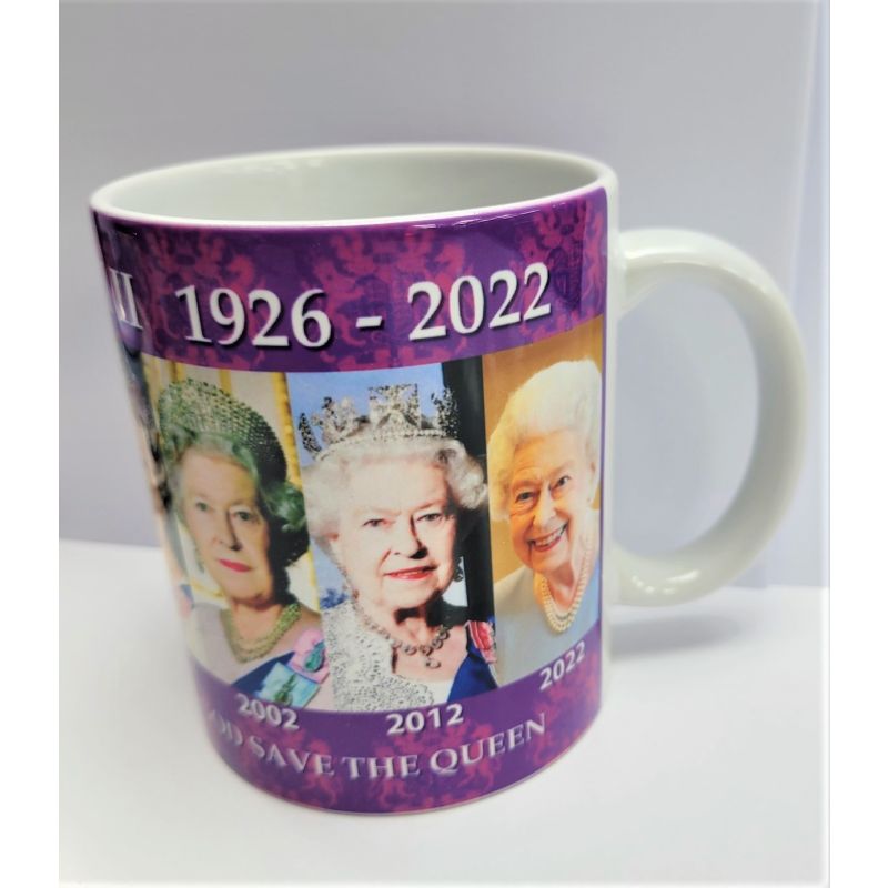 Queen Elizabeth II Through The Years Mug