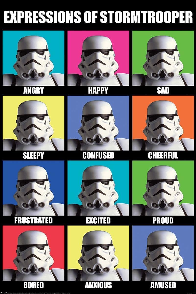 Star Wars Expression of Stormtrooper Maxi Poster 61cm x 91.5cm
