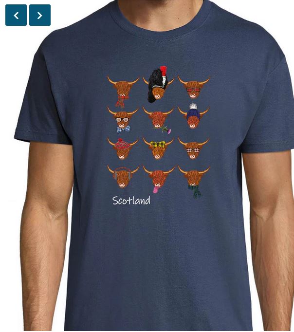 Scottish T Shirt Multi Coos T-Shirt (S)