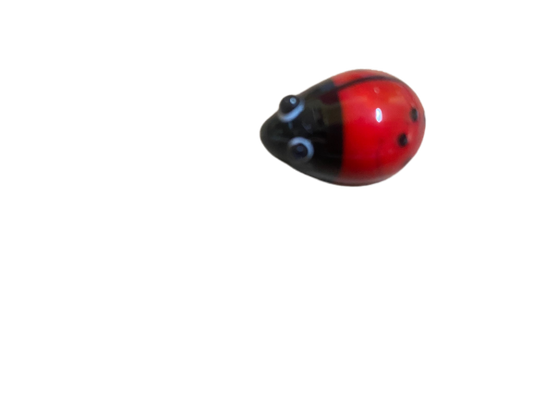Mini Glass Ladybird Ornament