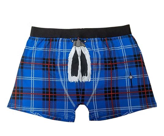 Instakilt Boxer Shorts Blue (Size Medium)