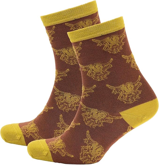 Heilan Coo Ladies Bamboo Ankle Socks - Rust