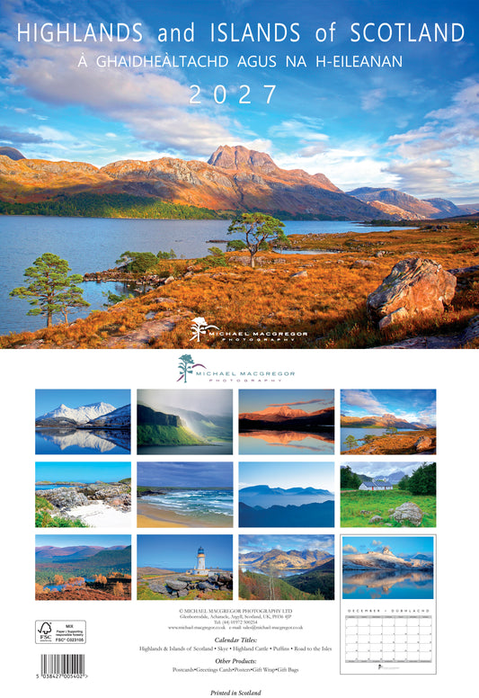 Michael Macgregor Highlands and Islands 2027 Calendar