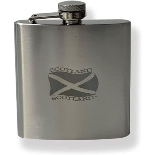 Scottish Saltire 6oz Hip Flask