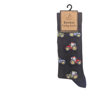Mens Funky Bamboo Socks - Modern Tractor