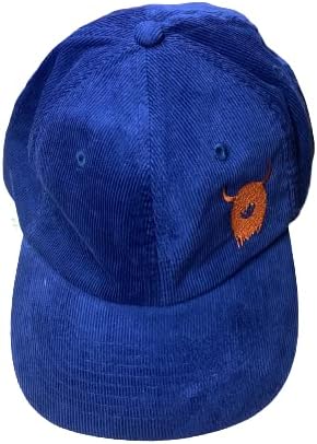 Highland Coo Corduroy Cap Navy Blue