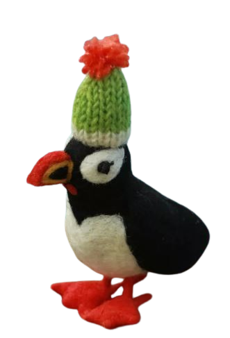 Perching Paul The Puffin Decoration