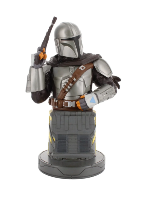 Cable Guys Originals Star Wars The Mandalorian Bounty Hunter Controller and Phone Stand