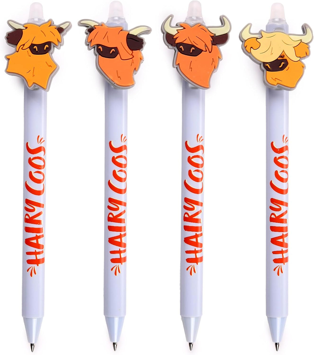 Inkredible Erasable Pen with PVC Hairy Coos Highland Coo Topper ***(1 SUPPLIED)***