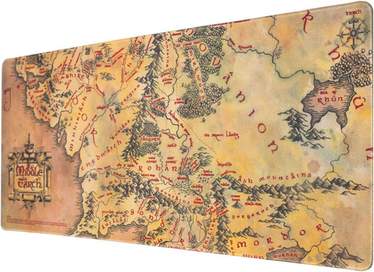 The Lord Of The Rings Large Mouse Mat, LOTR Gaming Mouse Pad XXL