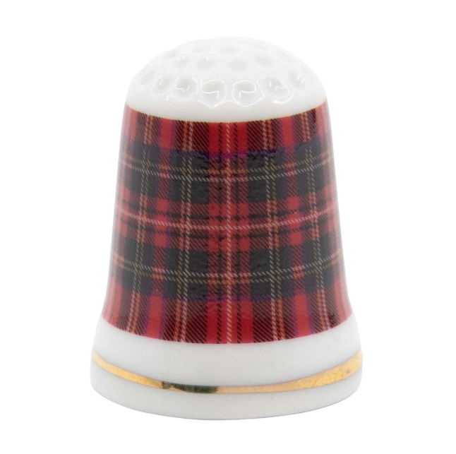 Red Tartan Thimble