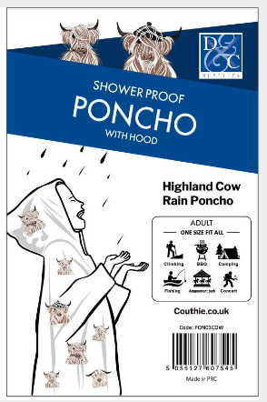 HIGHLAND COW PONCHO