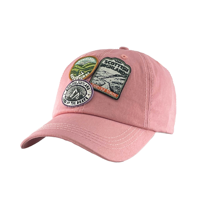 Big Country Scotland Patch Cap - Pink