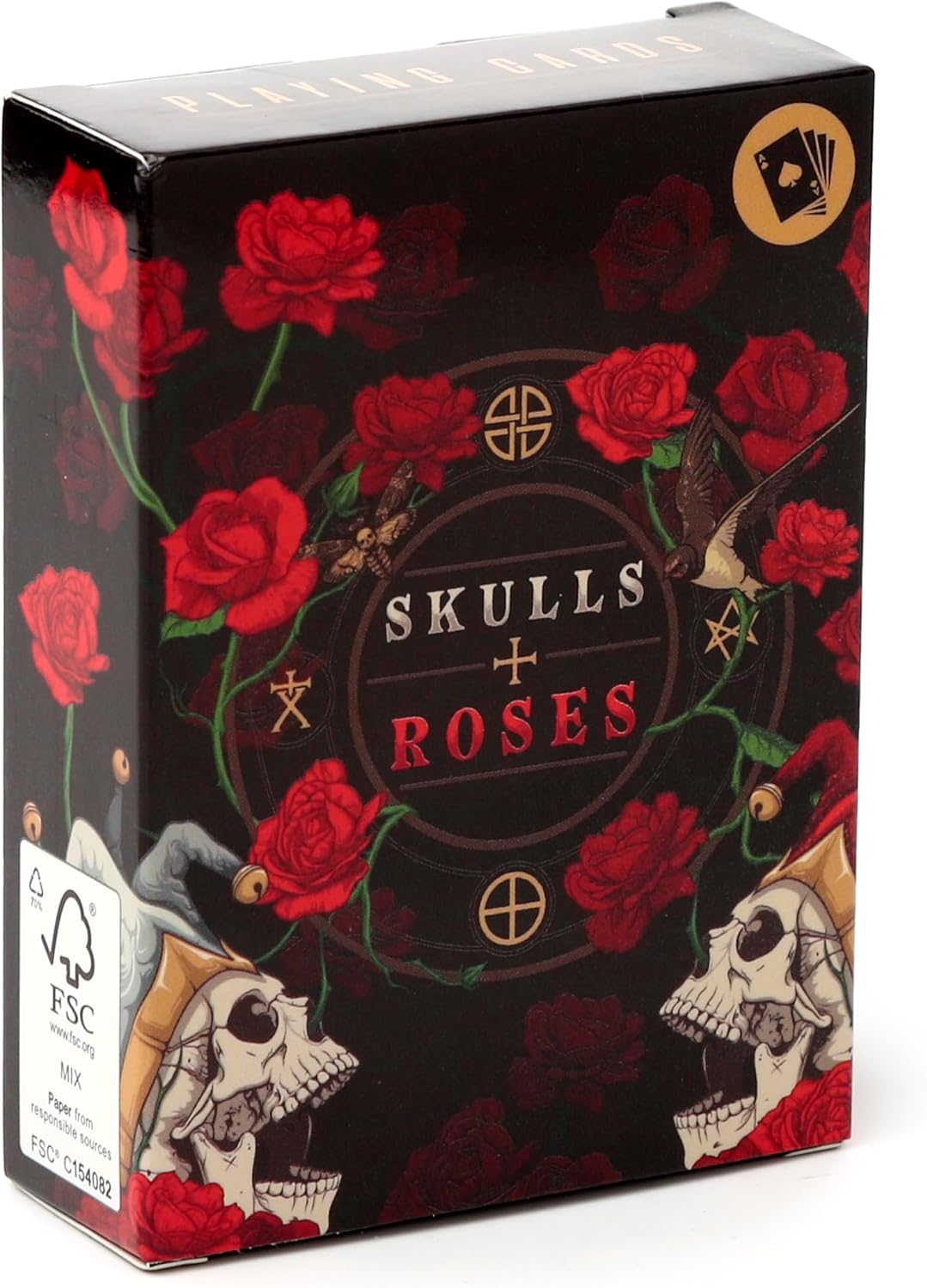 Skulls and Roses Standard Playing Card Deck