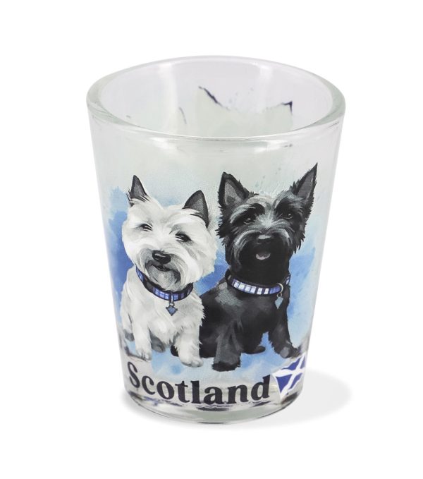 Scottie Dogs Shot Glass