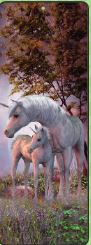 Unicorns Lenticular Bookmark Ruler