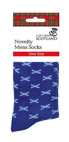 Scottish Saltire Socks