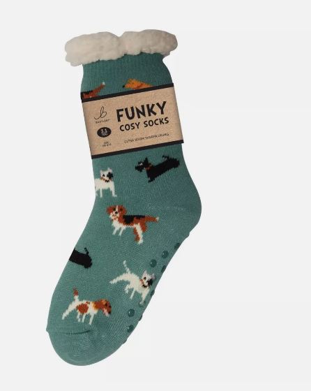 Ladies Sherpa Socks - Doggy Divas