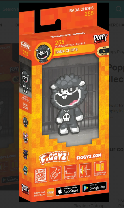 FiGGYZ Poppy Playtime Baba Chops 11cm Collectible Pop Magnet