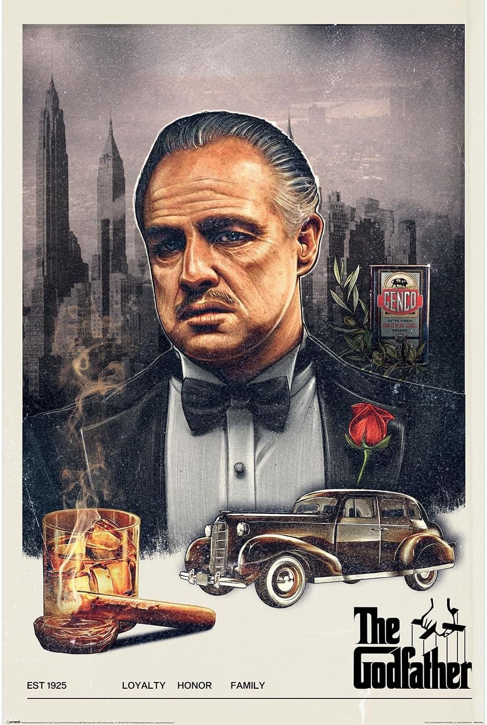 The Godfather Loyalty Honour Family Maxi Poster 61cm x 91.5cm
