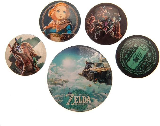 The Legend Of Zelda Button Badge Set