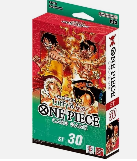 One Piece Luffy & Ace Card Game ST-30 Starter Deck EX