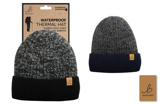 Unisex Waterproof Hat - Contrast Marl
