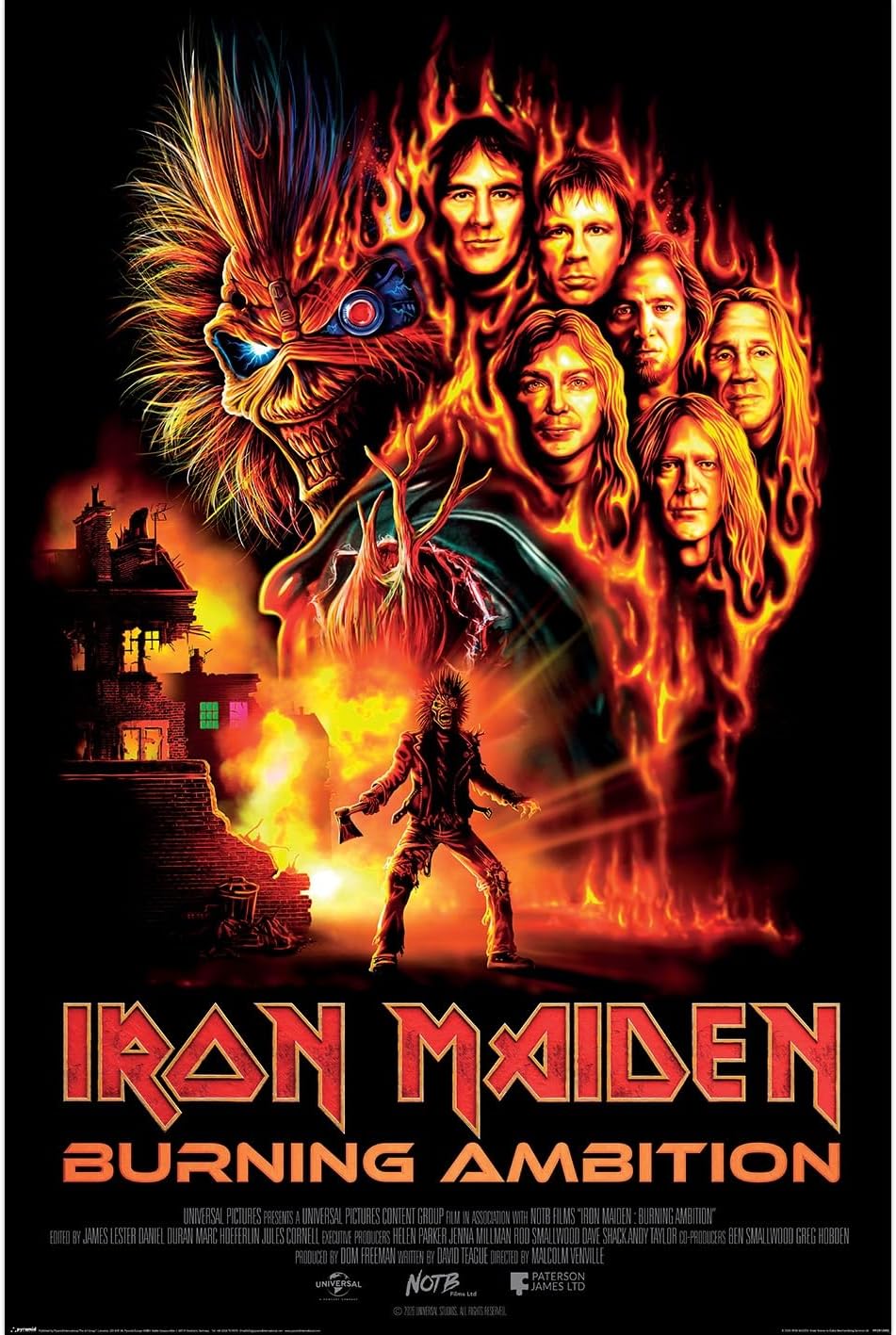 Iron Maiden (Burning Ambition) Maxi Poster