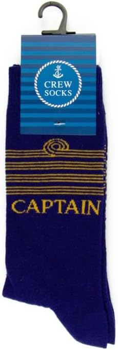 Nauticalia Adult Crew Socks, 'Captain'