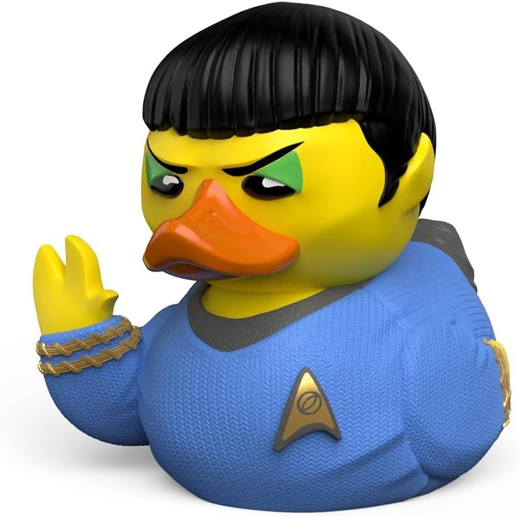 TUBBZ: Star Trek - Spock Starfleet Mini Rubber Duck Collectable Toy 5 cm