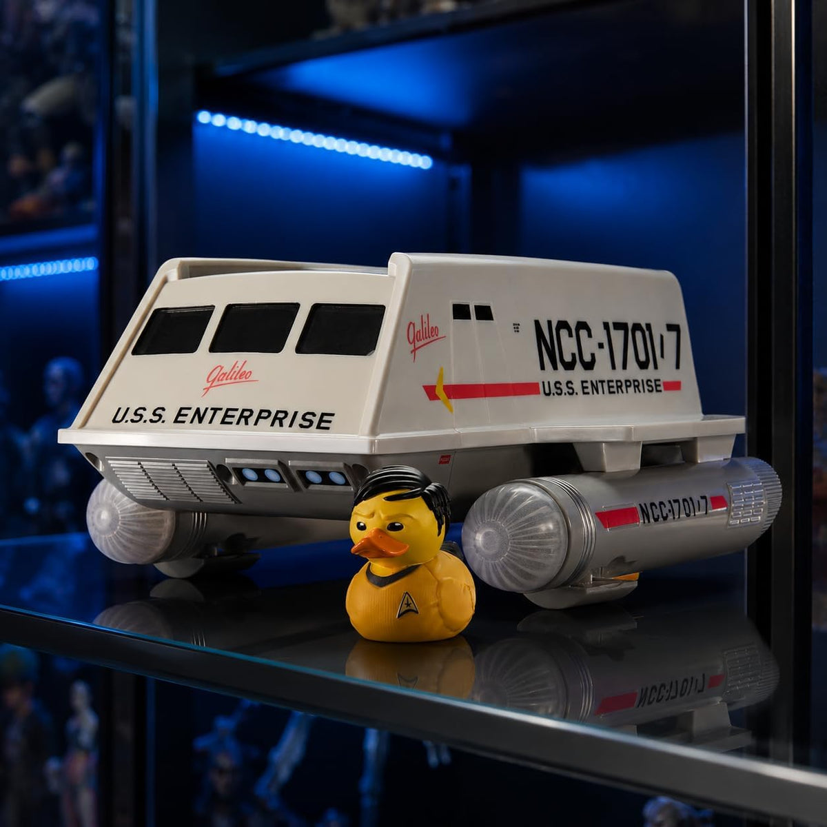 TUBBZ Star Trek Galileo Shuttlecraft, Includes Exclusive Sulu Duck, 23.5cm