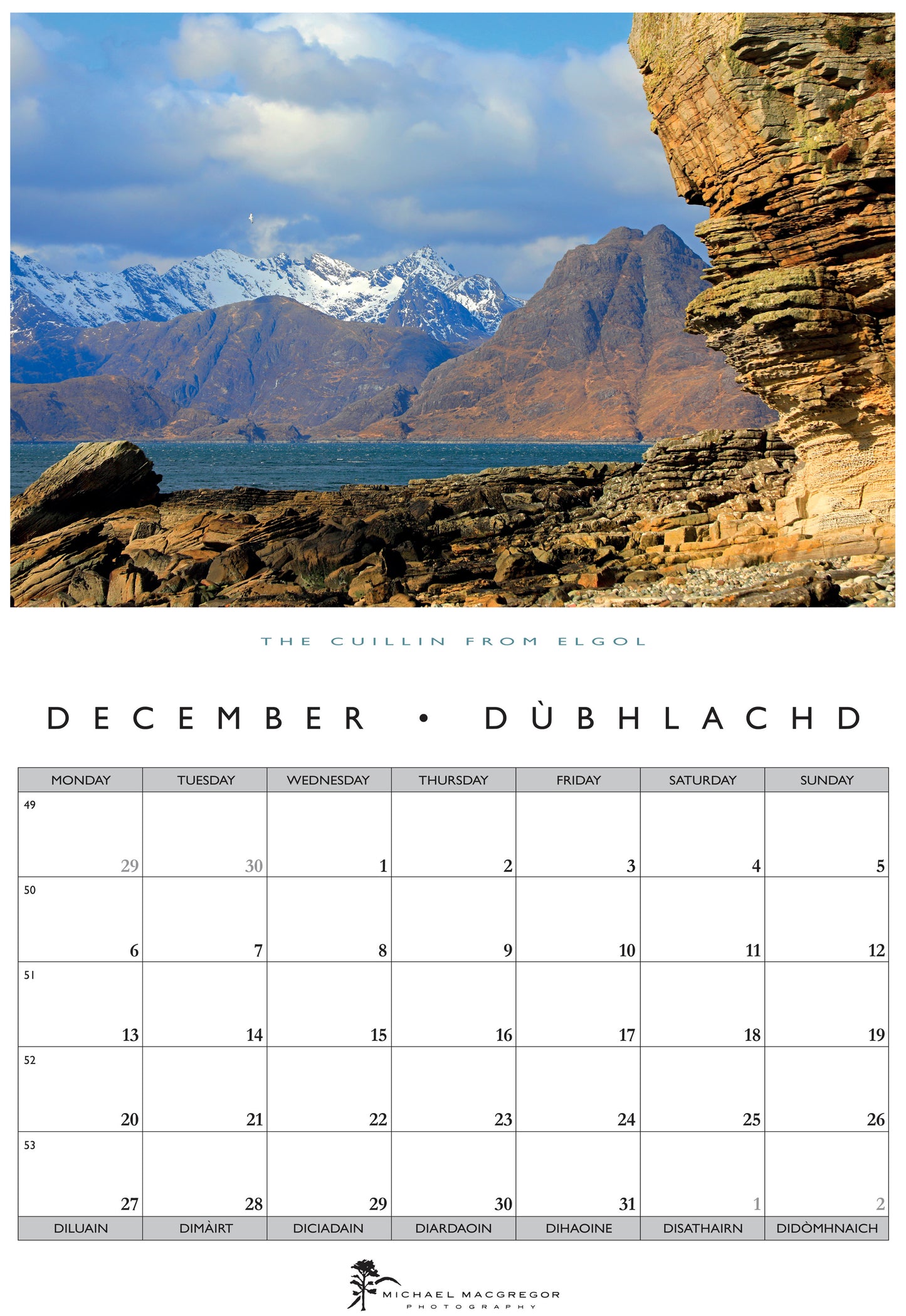 Michael Macgregor Skye 2027 Calendar